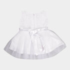 Infants Solid Frock, White, small image number null