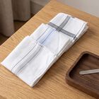Men's Light Grey Checked Pack of 3 Handkerchief, हल्का ग्रे, small