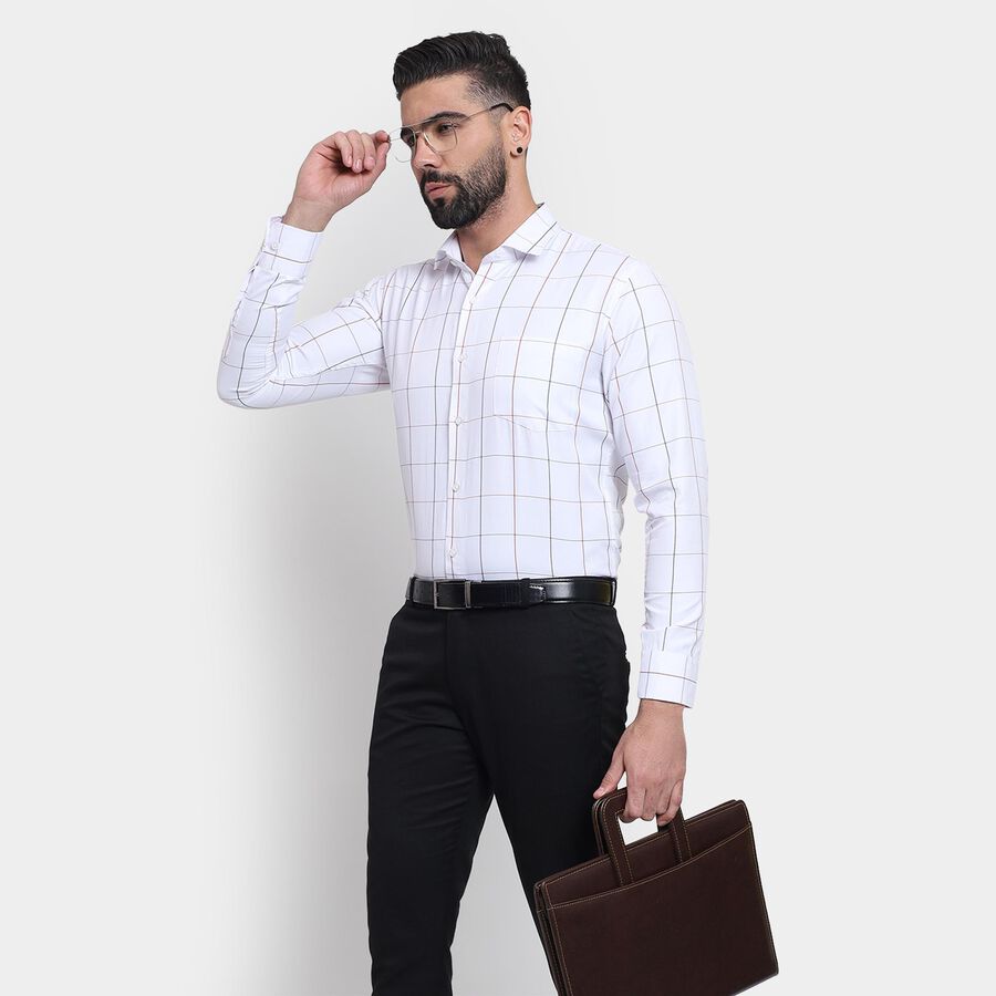 Men's Formal Shirt, White, large image number null