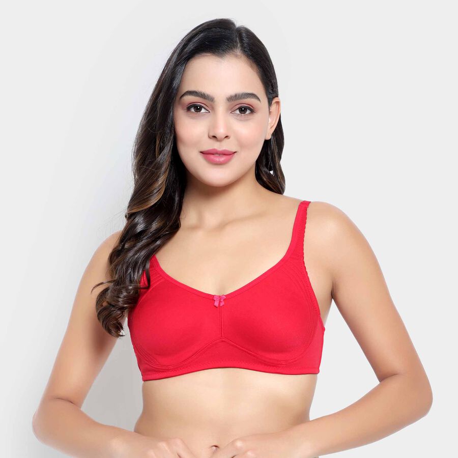 Solid Bra, Red, large image number null