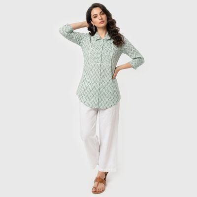 Women's Green Straight Kurta