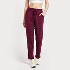 Solid Joggers, वाइन, small image number null