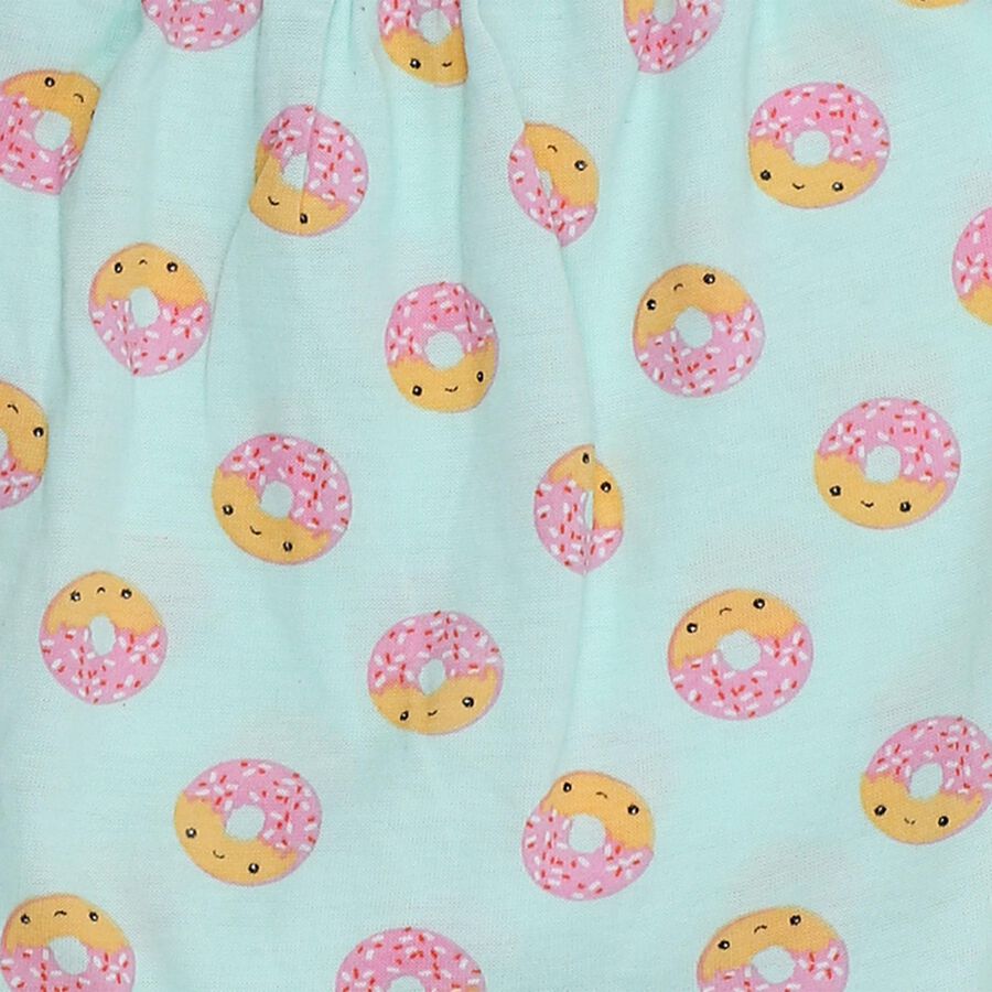 Girls' Light Green Regular Fit Basic Bloomers, हल्का हरा, large