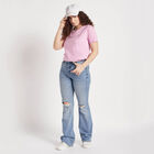 Round Neck T-Shirt, Pink, small image number null
