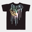 Printed T-Shirt, Black, small image number null