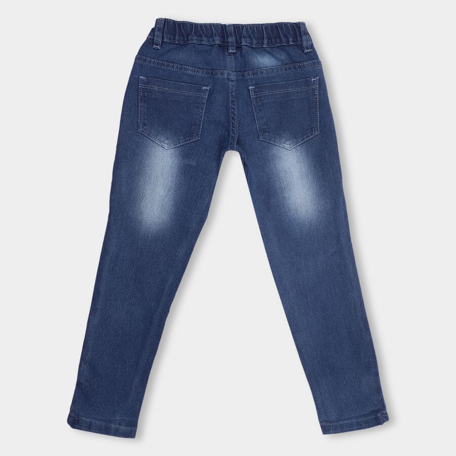 Girls' Jeans, गहरा नीला, large image number null