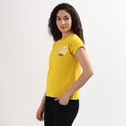 Ladies' Round Neck T-Shirt , Mustard, small image number null