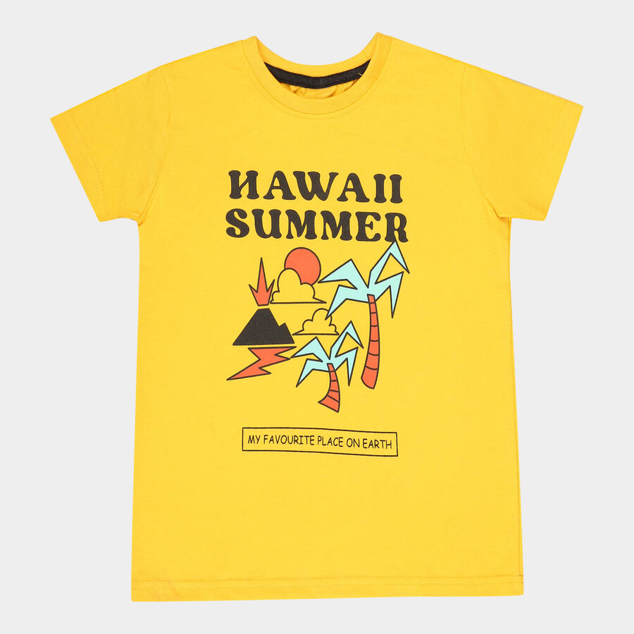 Boys T-Shirt, Mustard, large image number null