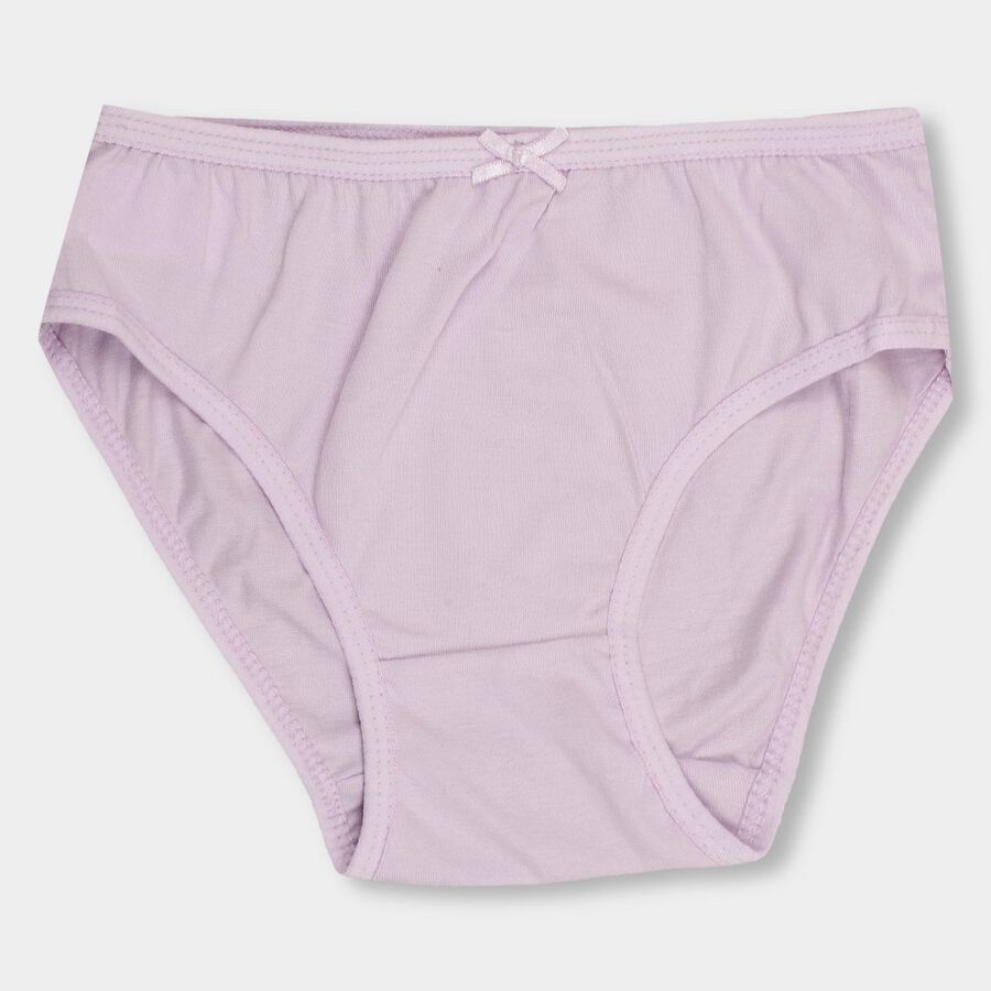 Girls' 100% Cotton Panty, सफ़ेद, large image number null