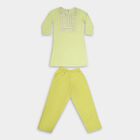 Girls' Fusion Set, हल्का हरा, small image number null