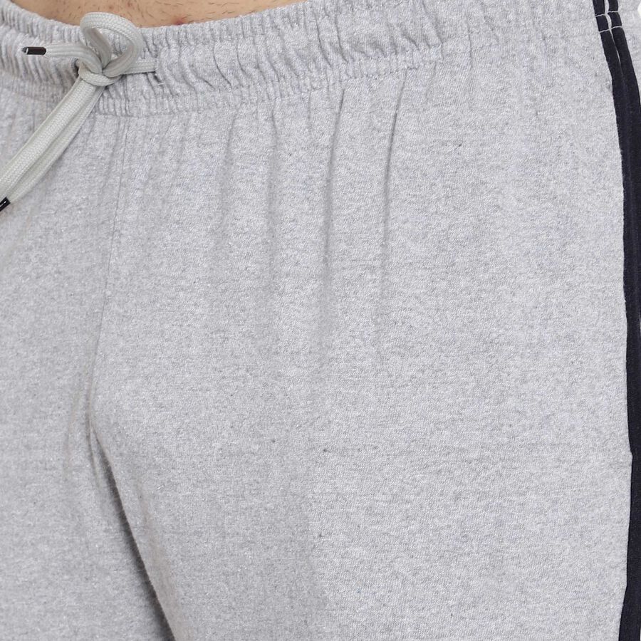 Solid Track Pants, Melange Mid Grey, large image number null