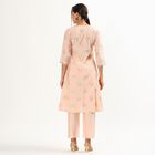Women's Peach Embroidered Ethnic Set, Peach, small image number null
