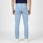 Men's Blue Slim Fit Classic Jeans, Ice Blue, small