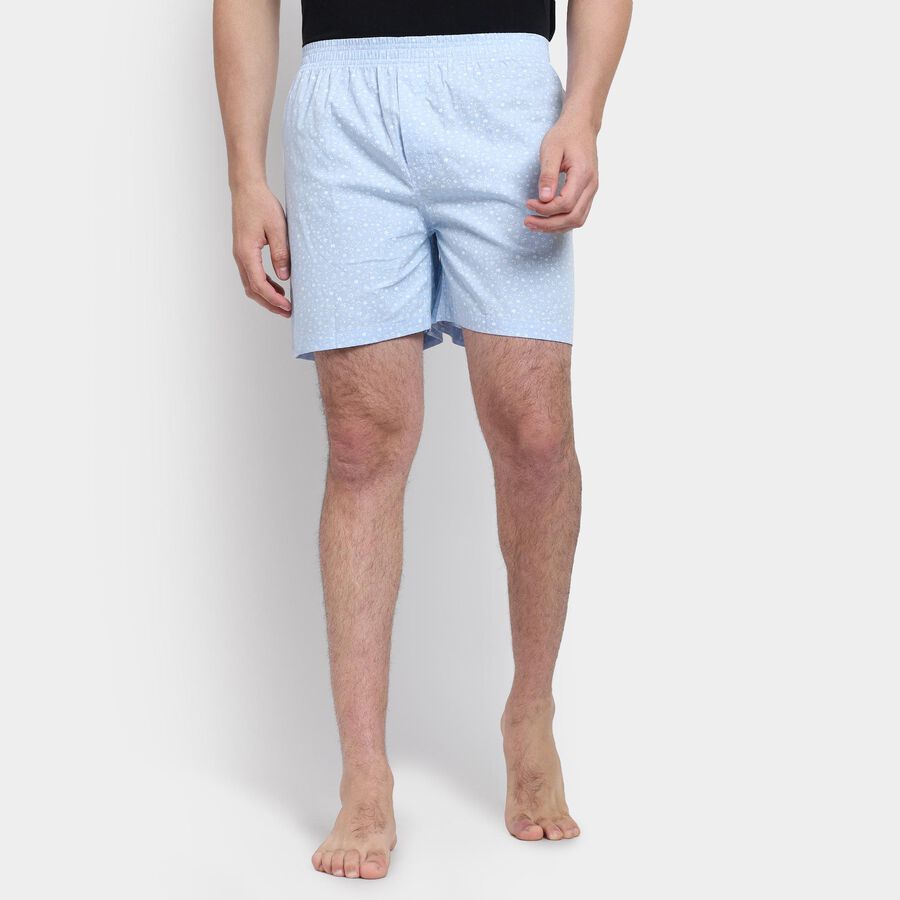 Men's 100% Cotton Boxers , हल्का नीला, large image number null