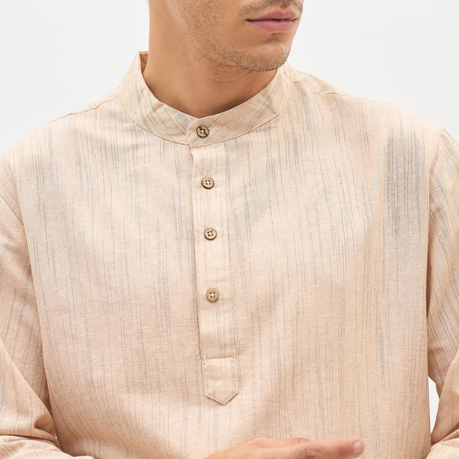 Men's Kurta , Peach, large image number null