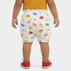 Infants White Regular Fit Solid Bloomers, ऑफ व्हाइट, small
