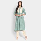 Ladies' Kurta Pyjama Set, टील ब्लू, small image number null