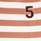 Boys' 100% Cotton Half Sleeves T-Shirt , भूरा, small image number null