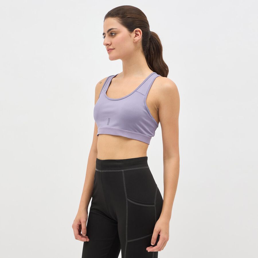 Ladies' Sports Bra, Lilac, large image number null