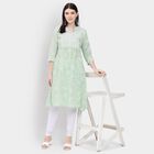 Ladies' Kurta , हल्का हरा, small image number null