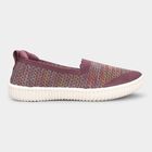 Women's Muted Plum Purple Slip-On Casual Shoes, बैंगनी, small