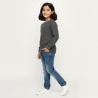 Girls' Thermal Upper, Charcoal, small image number null