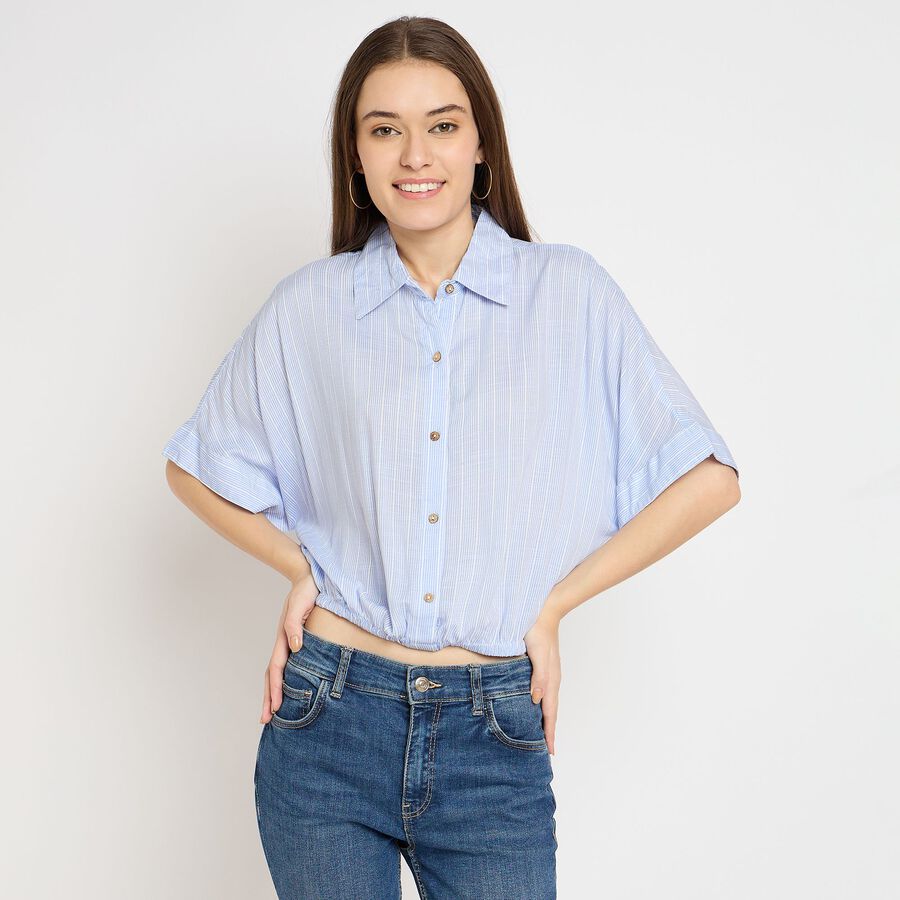 Ladies' Shirt, Mid Blue, large image number null