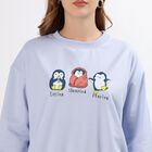 Ladies' Sweatshirt, हल्का नीला, small image number null