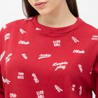 Ladies' Sweatshirt, लाल, small image number null