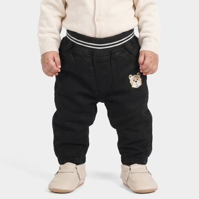Infants' Black Regular Fit Jogger Trousers