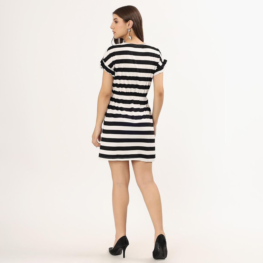 Ladies' A Line Dress , Black, large image number null