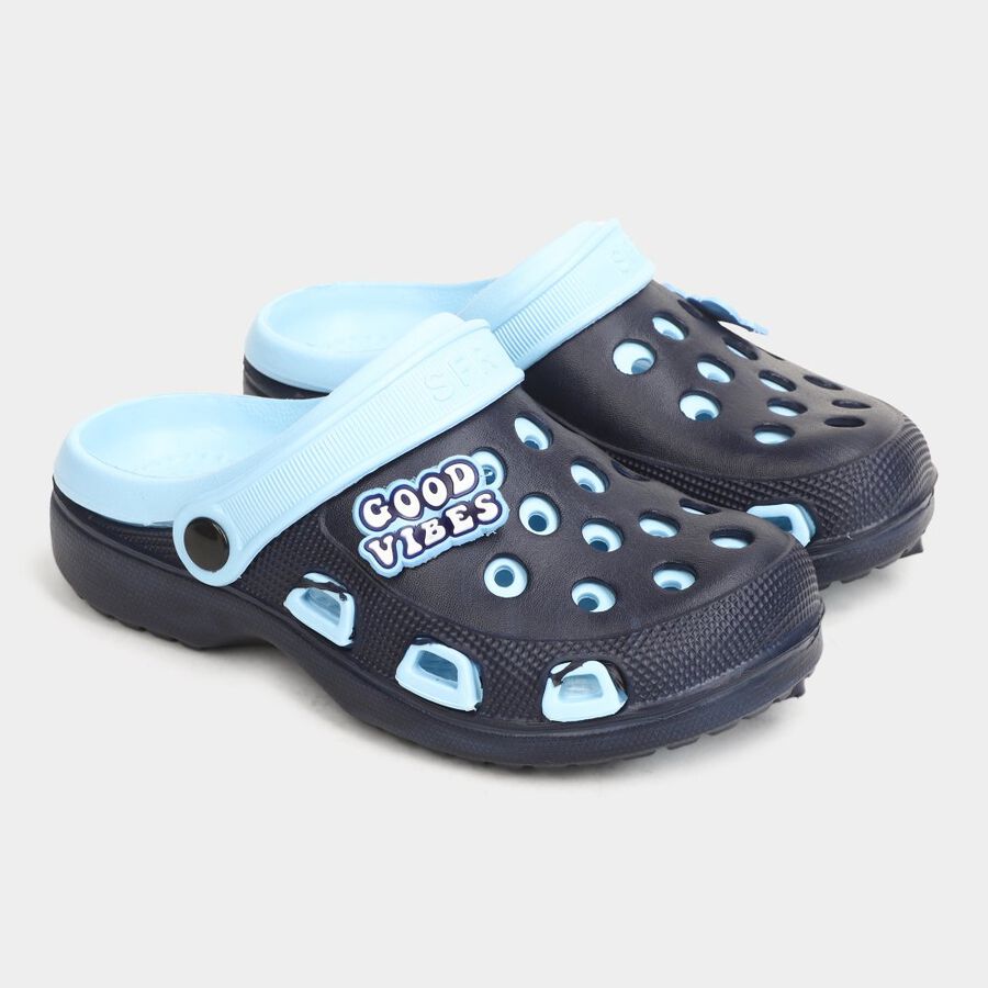 Boys Solid Clog, नेवी ब्लू, large image number null