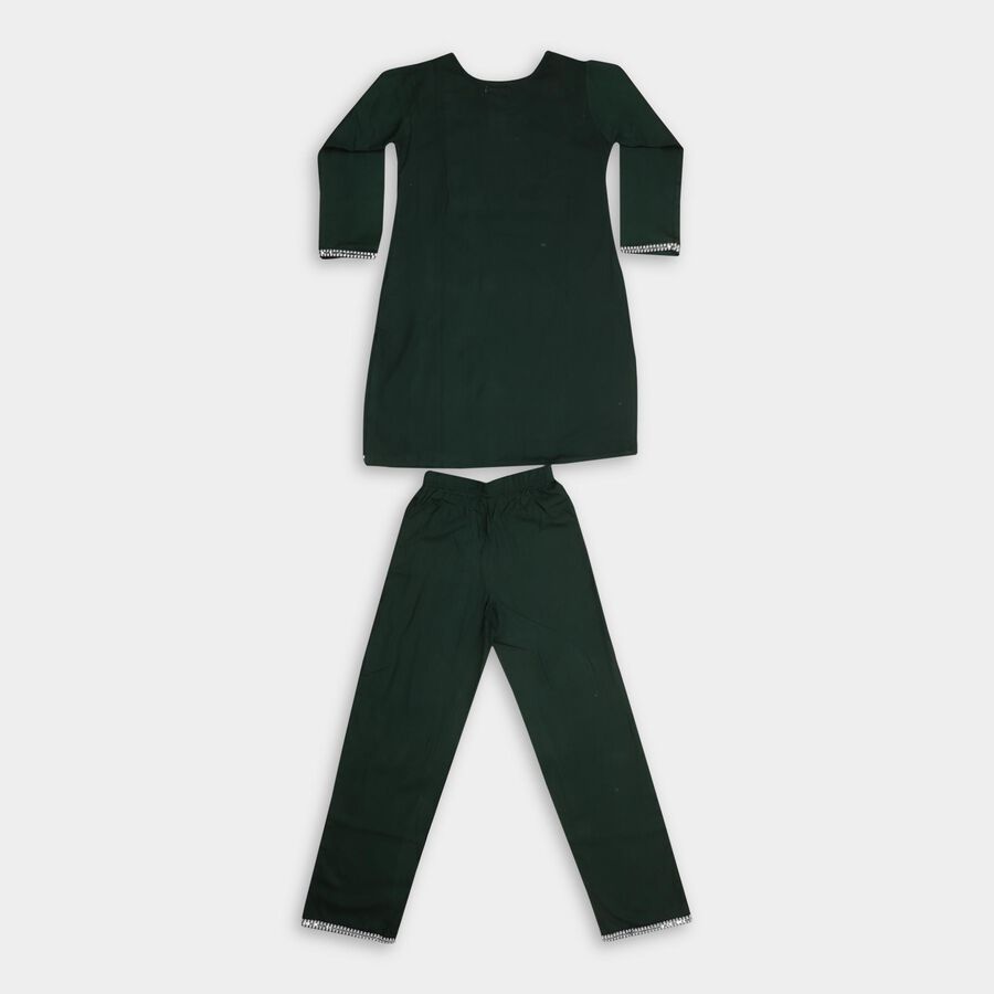 Girls' Fusion Set, Dark Green, large image number null