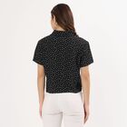 Women's Jet Black Classic Casual Shirt, Black, small image number null