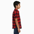 Boys' Casual Shirt, Red, small image number null