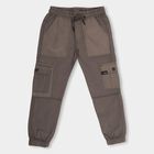 Boys' 100% Cotton Trousers , Dark Grey, small image number null