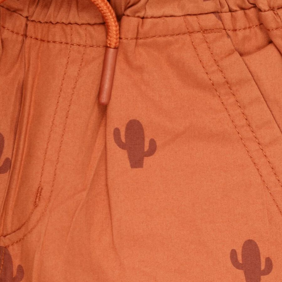 Boys' Cotton Bermudas, Rust, large image number null