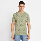 All Over Print Round Neck T-Shirt, हल्का हरा, small image number null