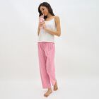 Women's Soft Pink Star Printed Full-Length Pyjama, Light Pink, small image number null
