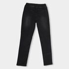 Boys' Dusty Charcoal Black Slim Fit Basic Jeans, Black, small image number null