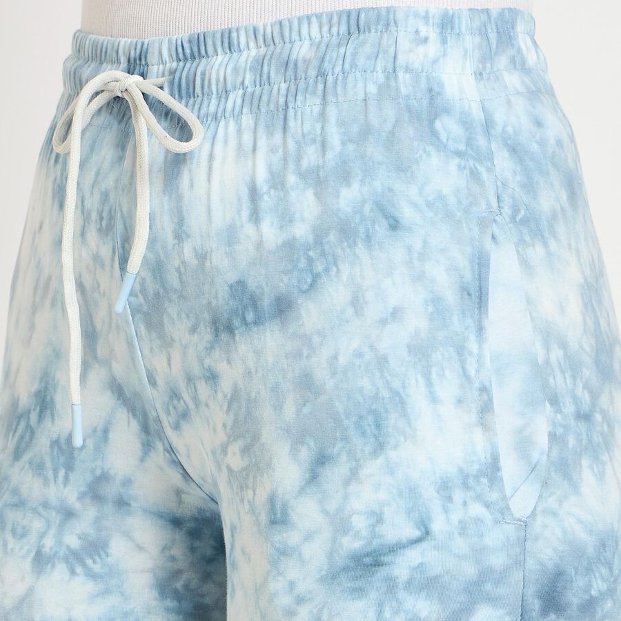 Ladies' 100% Cotton Track Pants , हल्का नीला, large image number null