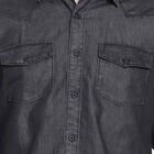 Solid Casual Shirt, Black, small image number null