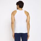 Men's 100% Cotton Vest, White, small image number null