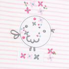 Infants Yellow Hippo Cotton Round Neck Shorts Set, Light Pink, small image number null