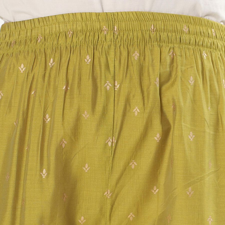 Women's Light Sage Green Round Neck Embroidered Kurta, हल्का हरा, large image number null