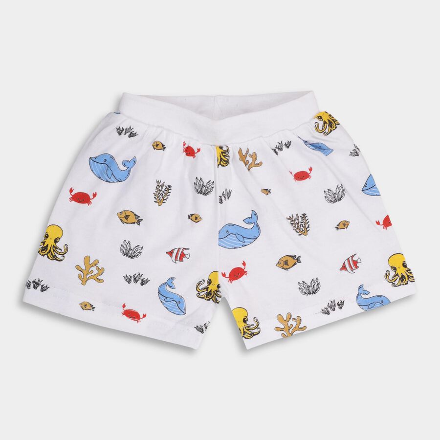 Infants' 100% Cotton Half Pant , Yellow, large image number null