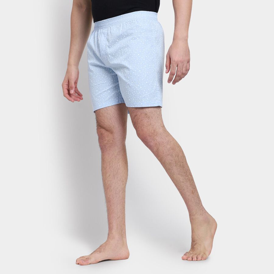 Men's 100% Cotton Boxers , हल्का नीला, large image number null