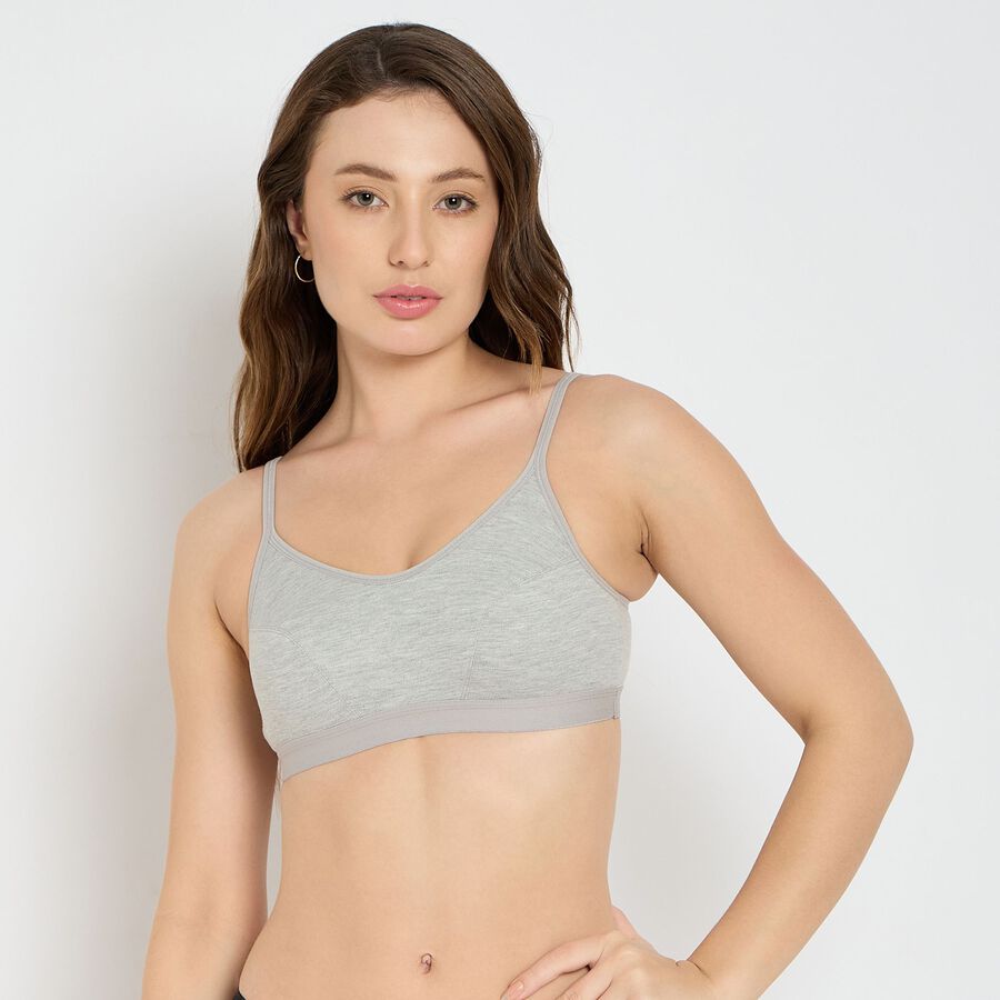 Ladies' Bra, मिश्रित हल्का ग्रे, large image number null
