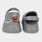 Boys Grey Slip-On Clogs Sandals, Grey, small