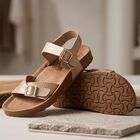Girls' Sandal, गोल्डन, small